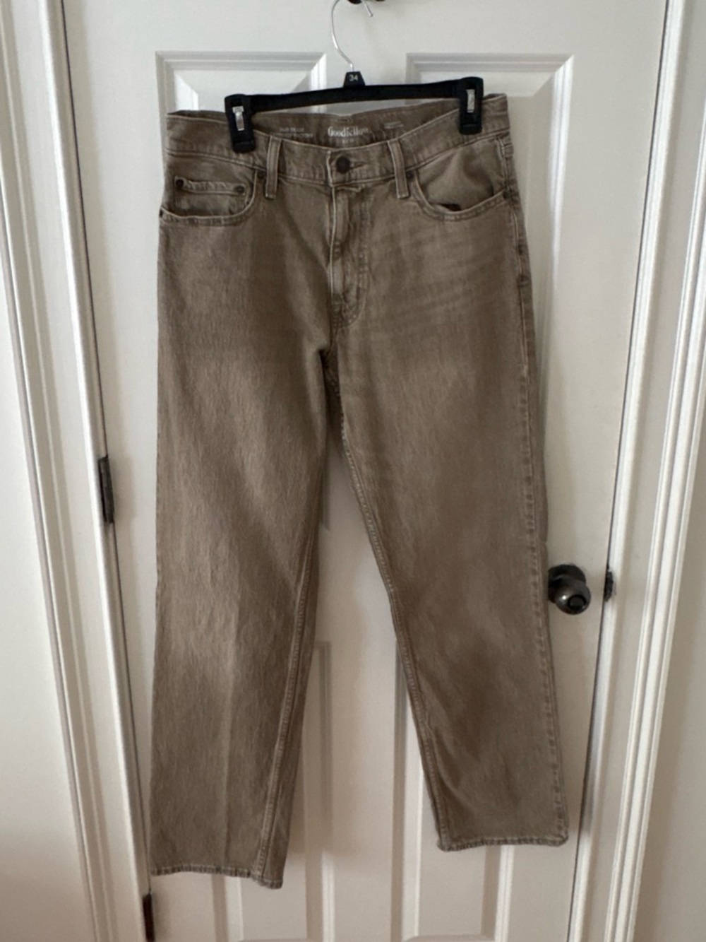 Goodfellow & Co Khaki Straight Jeans